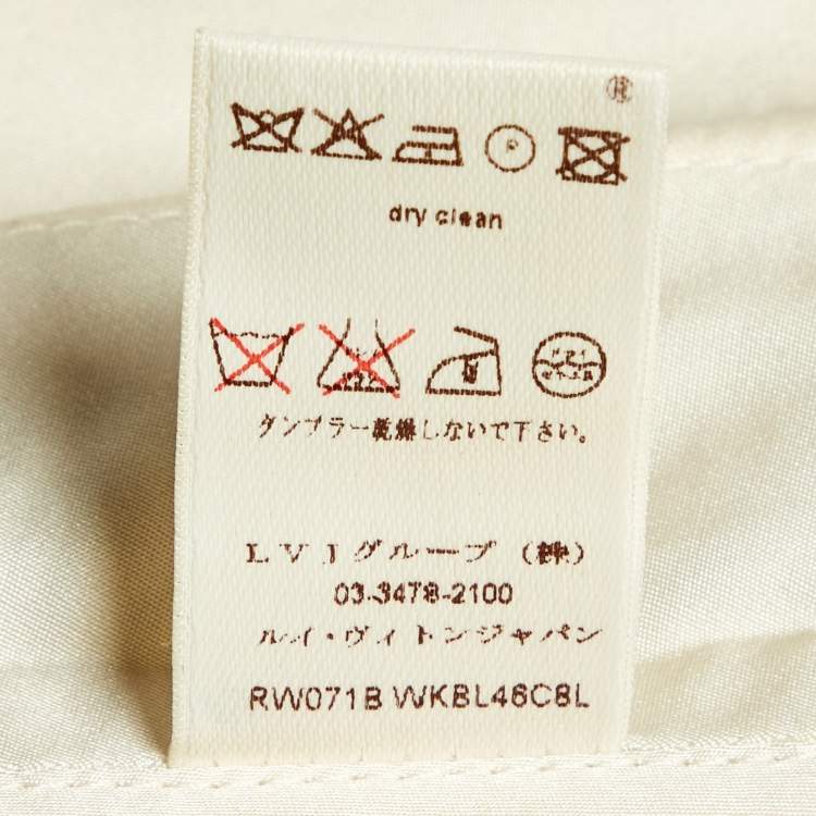 Pre Owned Louis Vuitton Multicolor Printed Cotton Strapless Corset Top M