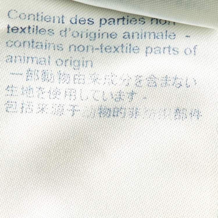 مملوكة مسبقًا Louis Vuitton Blue Logo Print Silk Button Front Shirt S