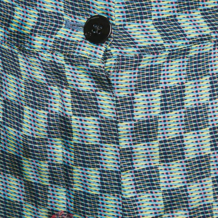 Pre Owned Louis Vuitton Multicolor Printed Silk Shorts S