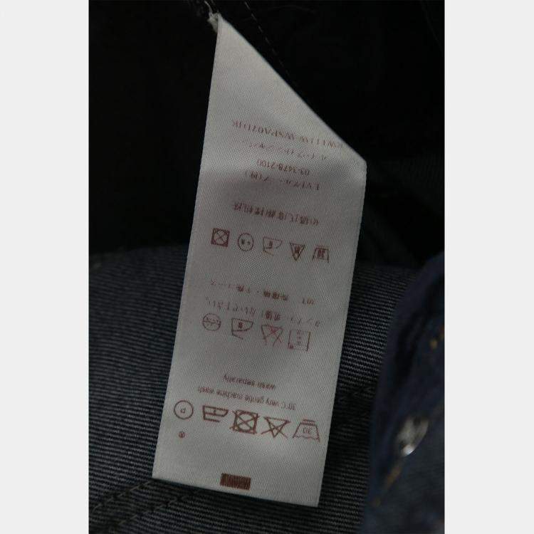 Pre Owned Louis Vuitton Blue Denim Jeans S