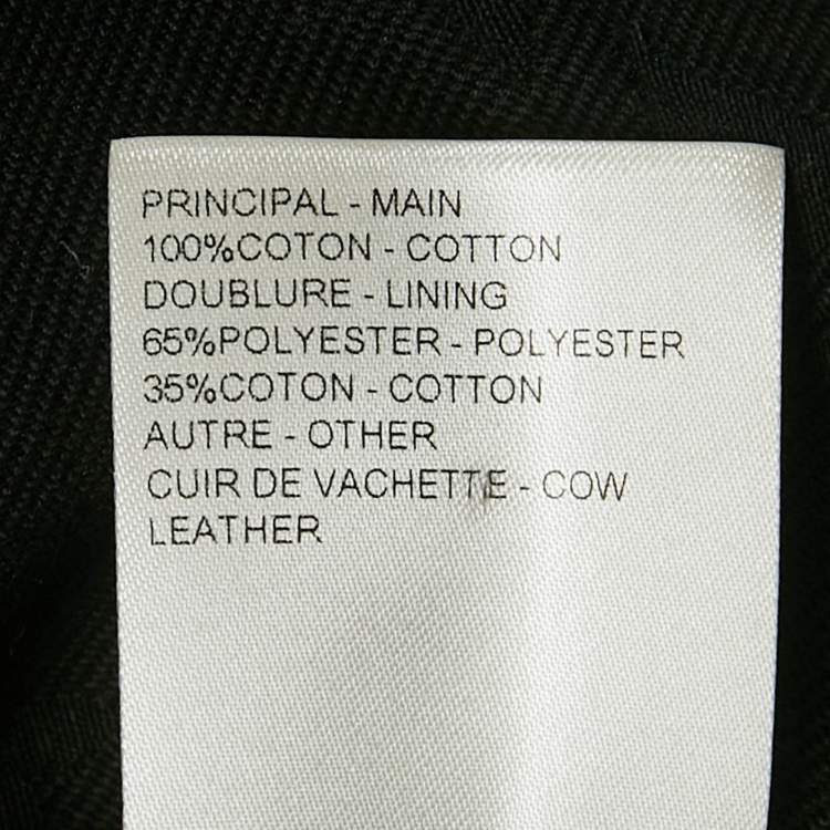 Pre Owned Louis Vuitton Black Monogram Jacquard Denim Jacket S