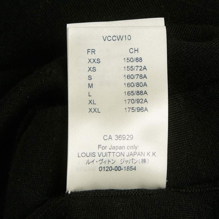 Pre Owned Louis Vuitton Black Rib Knit Cold-Shoulder Mini Dress XS