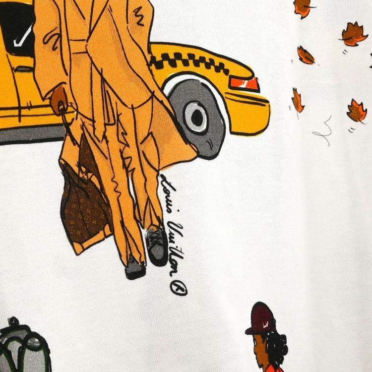 Pre Owned Louis Vuitton White Cotton T-shirt L