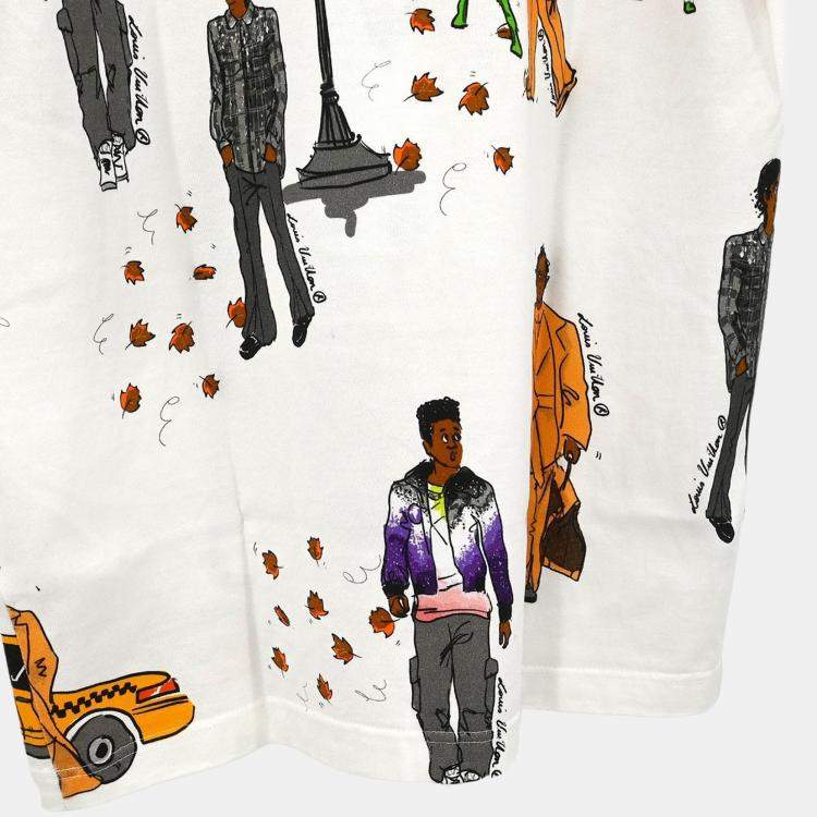 Pre Owned Louis Vuitton White Cotton T-shirt L