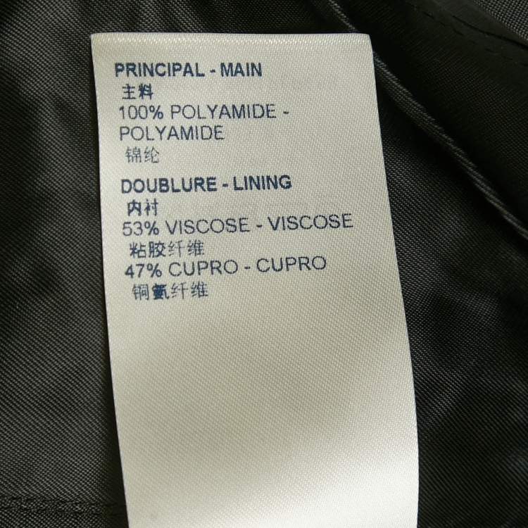 Pre Owned Louis Vuitton Black Monogram Nylon Jogger Pants M