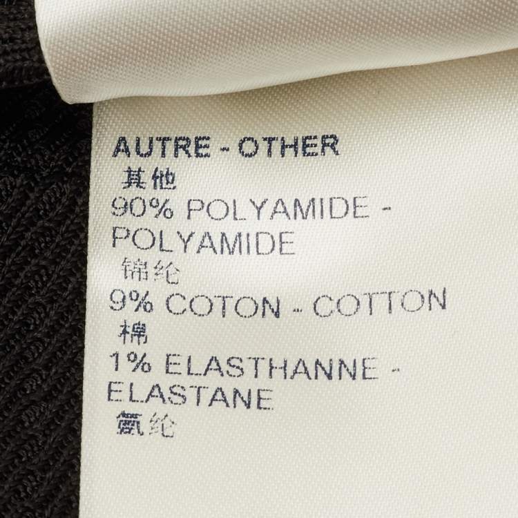 Pre Owned Louis Vuitton Brown/Black Monogram Crepe & Knit Reversible Bomber Jacket M 