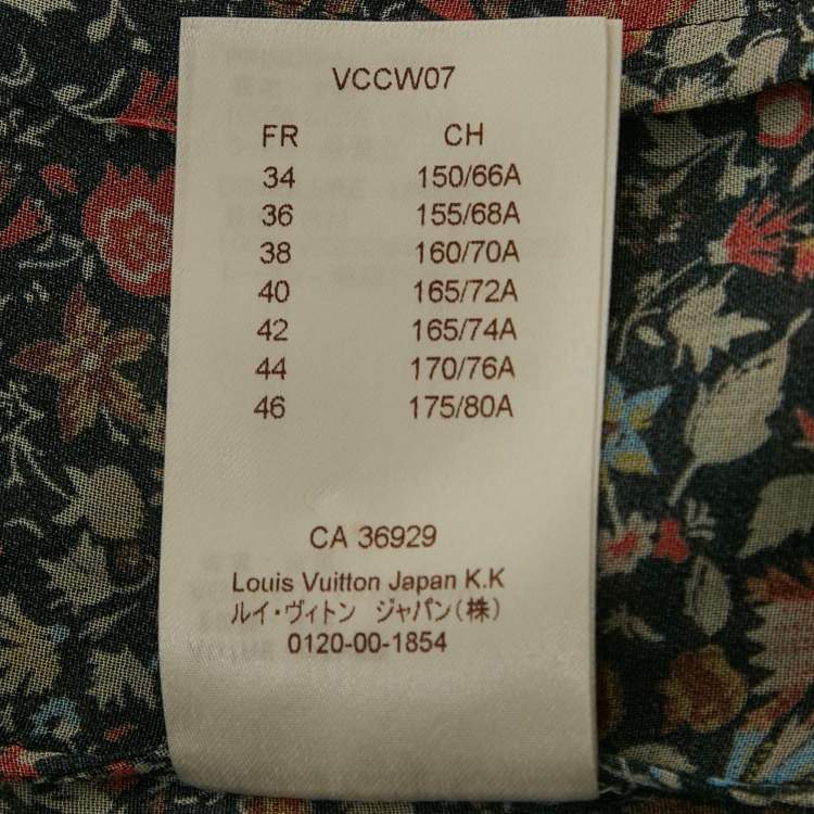 مملوكة مسبقًا Louis Vuitton Black Silk Asymmetrical Short Dress M