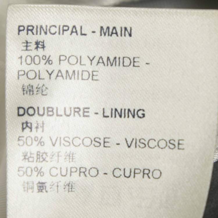 Pre Owned Louis Vuitton Black Stencil-effect Monogram Nylon Jogging Pants M