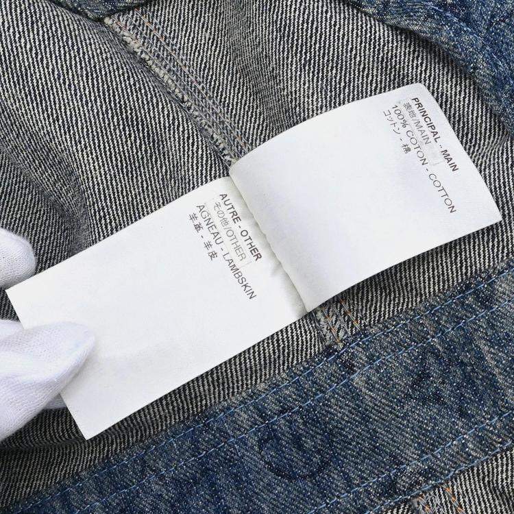 Pre Owned فستان بلا أكمام لوي فيتون إنديجو #36