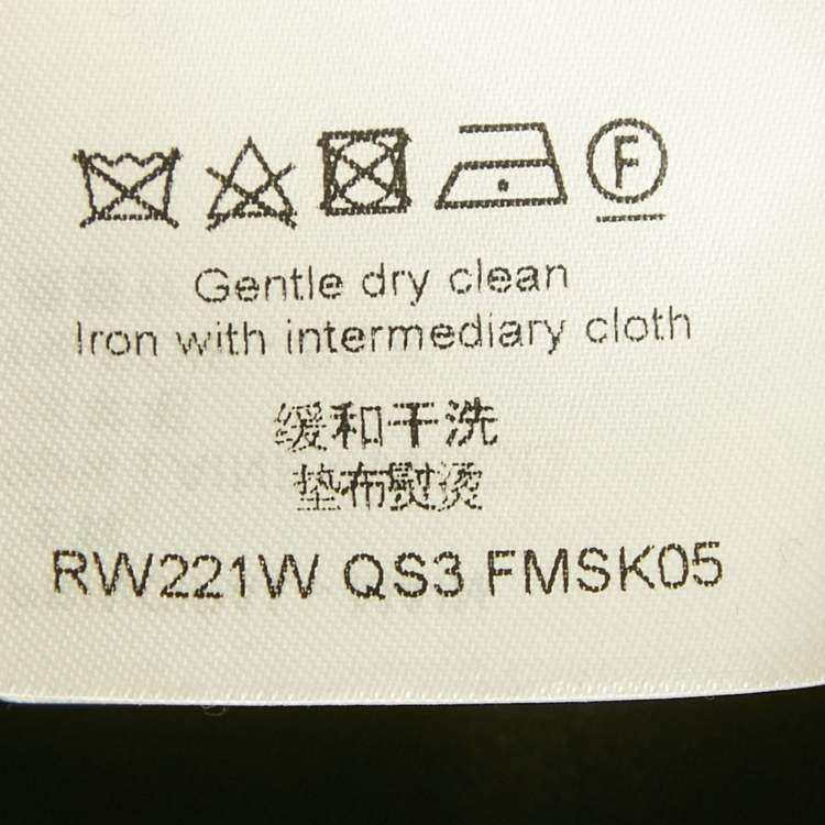 Pre Owned Louis Vuitton Black Monogram Martin Girl Mini Skirt S