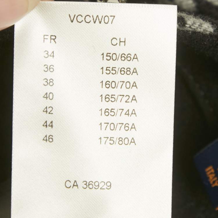 Pre Owned Louis Vuitton Black Monogram Martin Girl Mini Skirt S