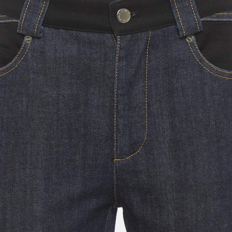 Pre Owned Louis Vuitton Dark Blue Slim Fit Jeans M/Waist 29" 