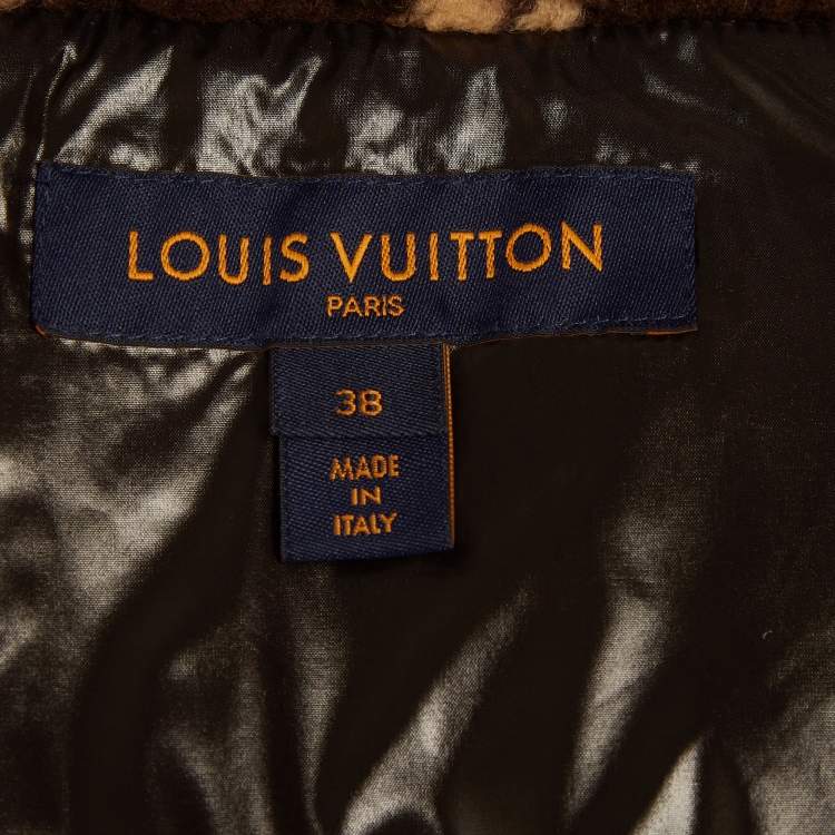 Pre Owned Louis Vuitton Black Nylon Down Gilet M
