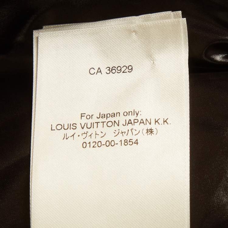 Pre Owned Louis Vuitton Black Nylon Down Gilet M