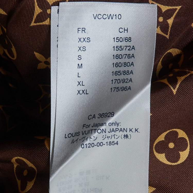 Pre Owned Louis Vuitton Navy Blue Striped Cotton Joggers M