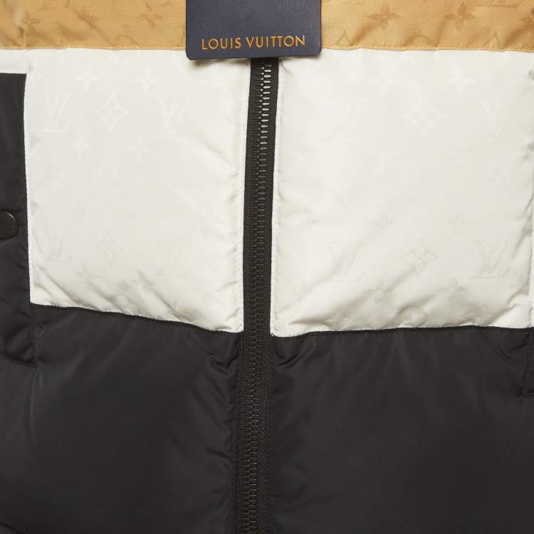 مملوكة مسبقًا Louis Vuitton Tricolor Monogram Nylon Puffer Down Vest M