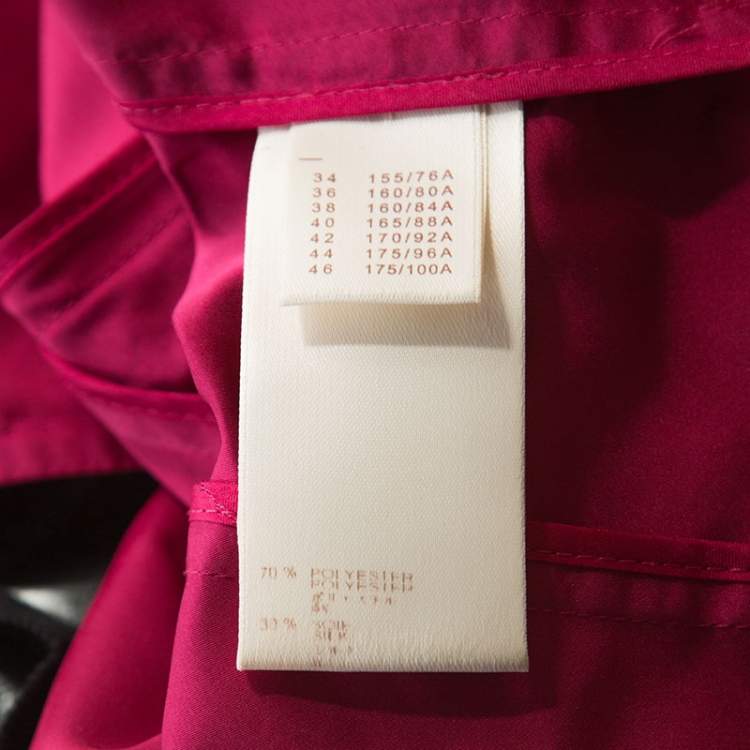 مملوكة مسبقًا Louis Vuitton Pink Coated Silk Elasticized Waist Top M