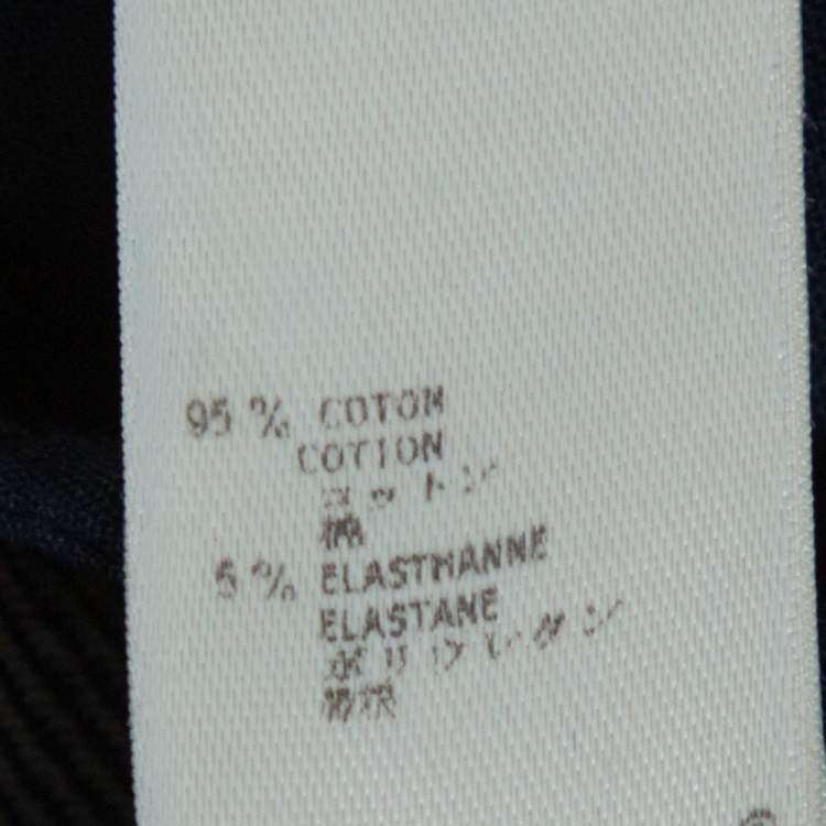 Pre Owned Louis Vuitton Dark Blue Stretch Denim Straight Leg Jeans M