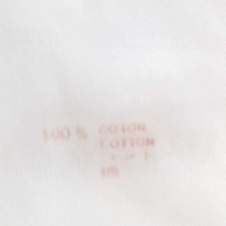 Pre Owned Louis Vuitton Pink Logo Monogram Cotton Ruched Tunic XL