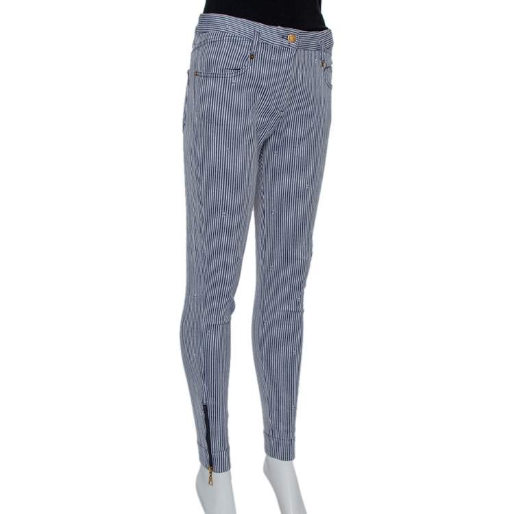 Louis Vuitton Pinstripe Denim Jeans