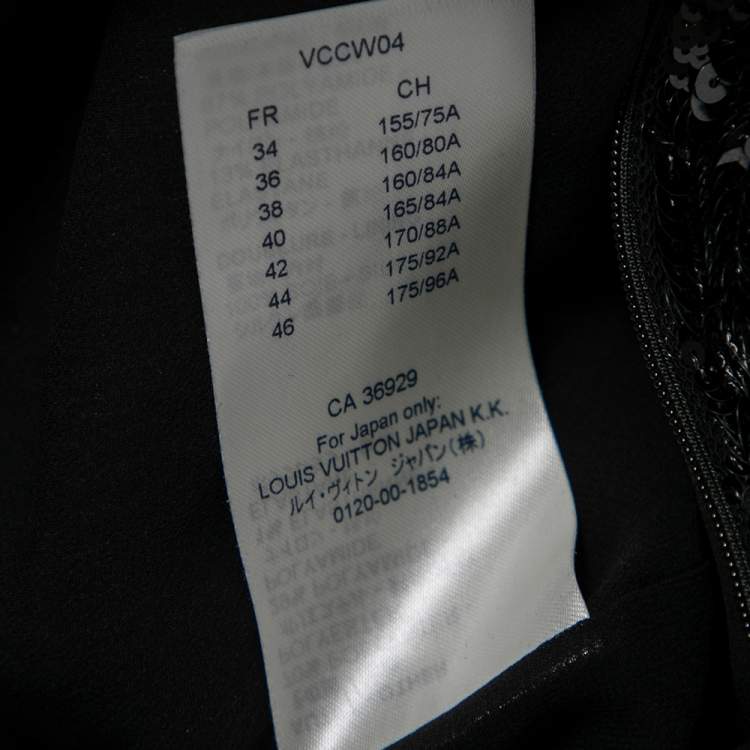 Pre Owned Louis Vuitton Multicolor Sequin Embellished Mesh T-Shirt Dress M