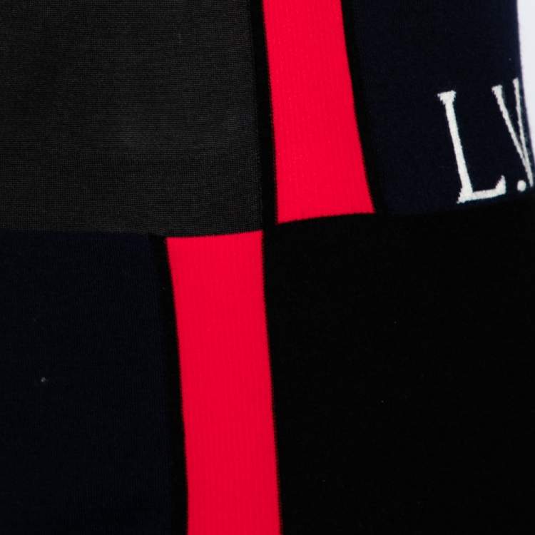 مملوكة مسبقًا Louis Vuitton Color Block Wool Knit Sweater M