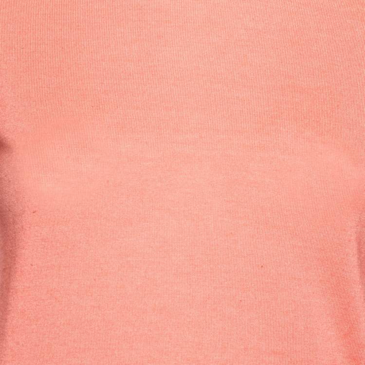 Pre Owned Louis Vuitton Pink Wool & Cashmere Knit Sweater S