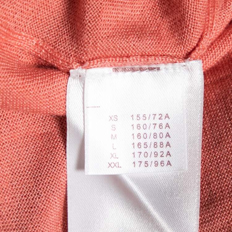 Pre Owned Louis Vuitton Pink Wool & Cashmere Knit Sweater S