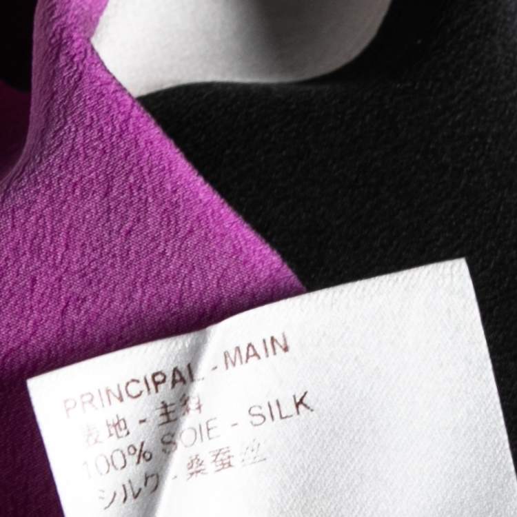 مملوكة مسبقًا Louis Vuitton Multicolor Printed Silk Long Sleeve Shirt S