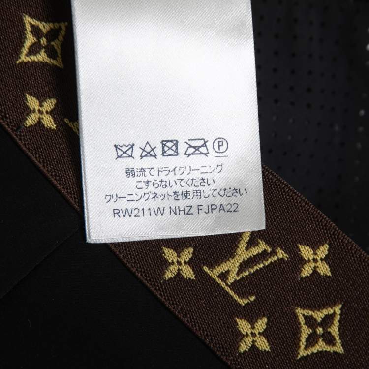Pre Owned Louis Vuitton Black Neoprene Monogram Elastic Waist Leggings S