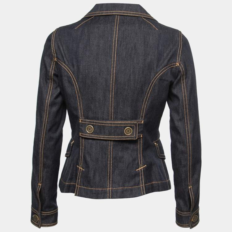Louis Vuitton Indigo Dark Wash Denim Jacket M Louis Vuitton