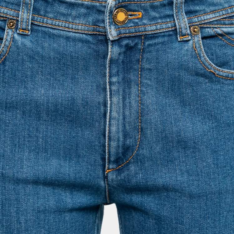 Pre Owned Louis Vuitton Blue Denim Skinny  Jean M Waist 30”