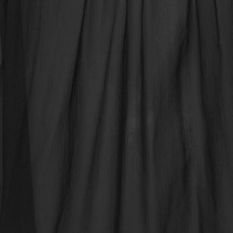 Pre Owned Louis Vuitton Black Wool and Linen Ruffle Detailed Long Sleeve Blouse M