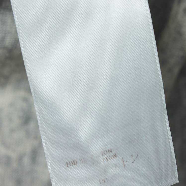Pre Owned Louis Vuitton Grey Monogram Cotton Short Sleeve T-Shirt L