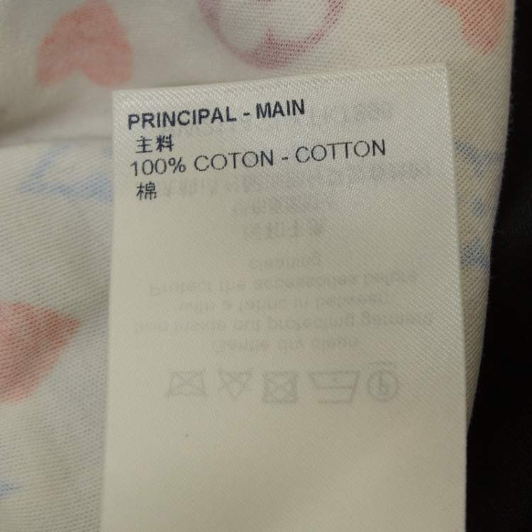 Pre Owned Louis Vuitton Multicolor Monogram Game On Cotton Contrast Back T-shirt M