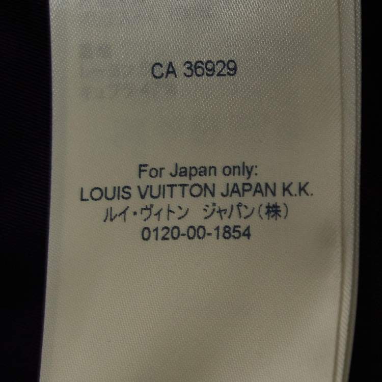 Pre Owned Louis Vuitton Navy Button Detailed Shorts S