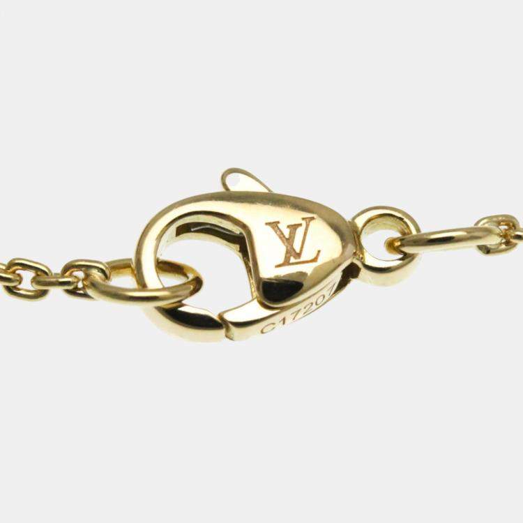 Pre Owned Louis Vuitton 18K Pink Gold B Blossom Diamond Necklace