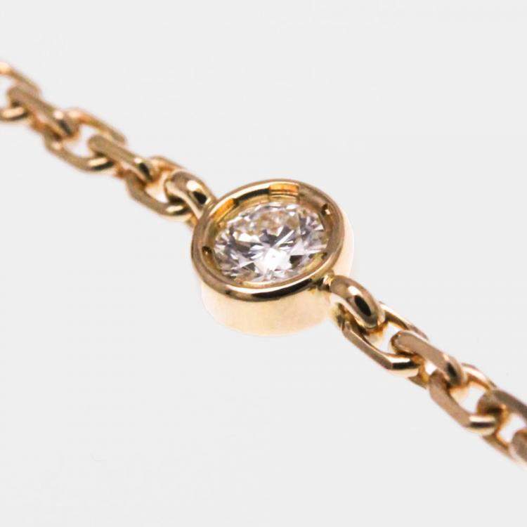 Pre Owned Louis Vuitton Sun Blossom BB 18K Pink Gold Malachite Charm Bracelet