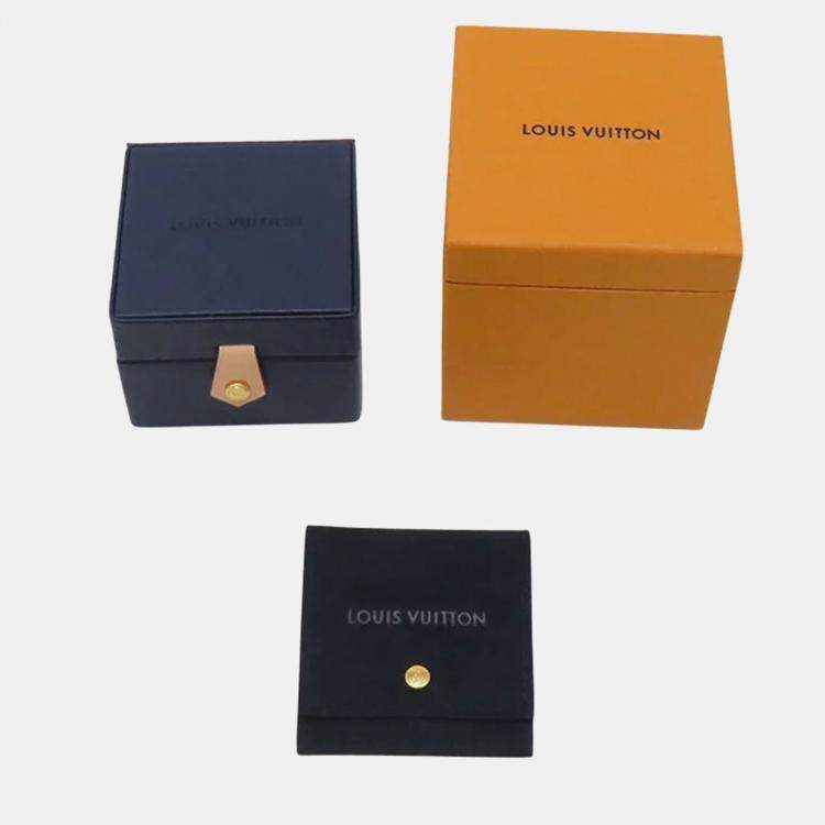 Pre Owned Louis Vuitton Empreinte  18K White Gold Ring Size EU 52