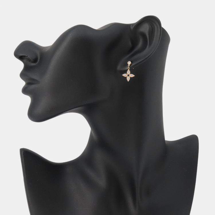 Pre Owned Louis Vuitton Idylle Blossom Single Earring 18K Pink Gold