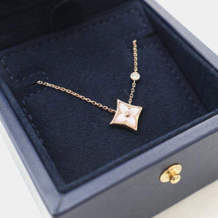 Pre Owned Louis Vuitton Color Blossom BB Star Pendant Necklace