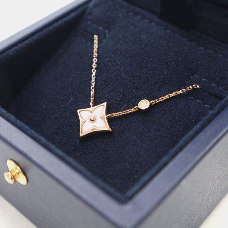 Pre Owned Louis Vuitton Color Blossom BB Star Pendant Necklace