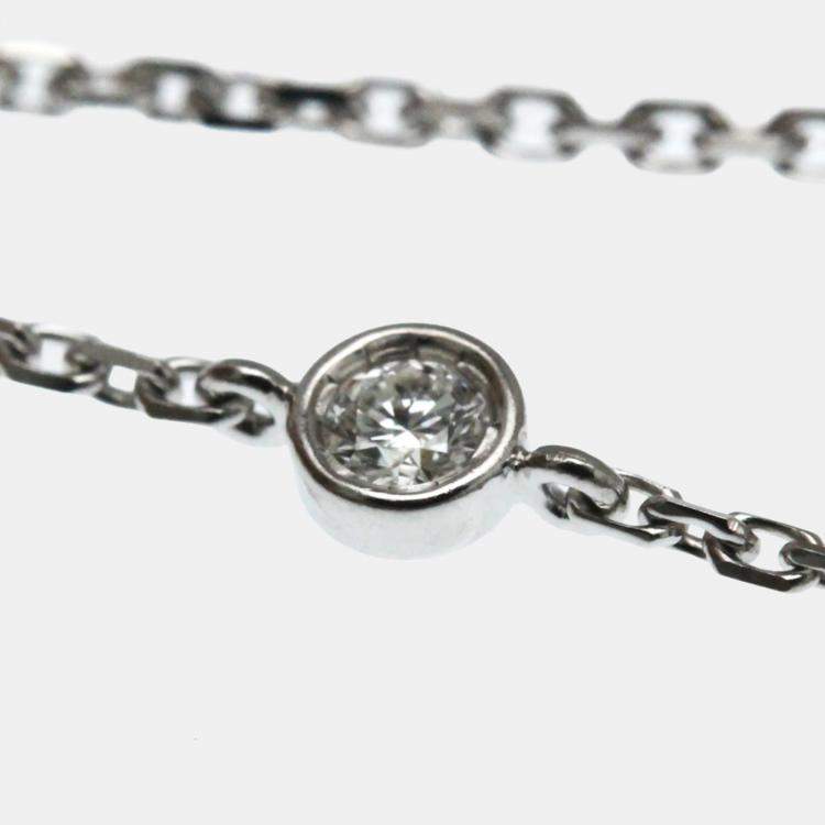 Pre Owned Louis Vuitton Star Blossom BB Onyx And Diamond White Gold 18K Diamond Onyx Pendant Necklace Silver