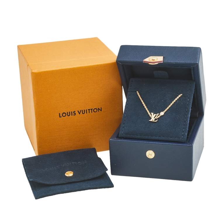 Pre Owned Louis Vuitton Idylle Blossom Diamond 18K Yellow Gold Bracelet