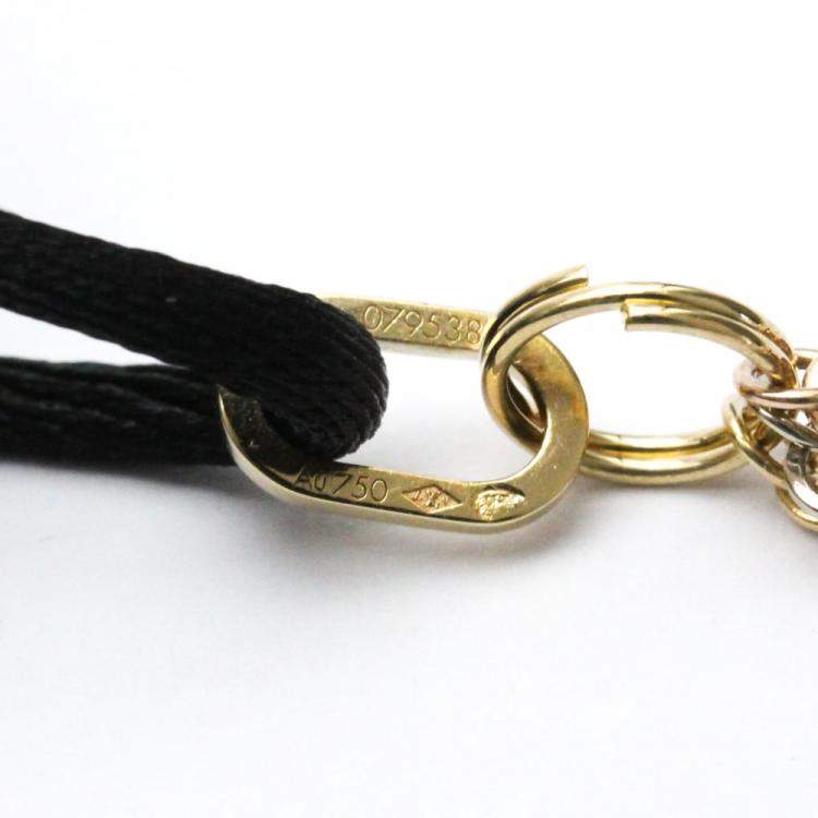 Pre Owned Louis Vuitton Multi-Color Gold Idylle Blossom Keys Pendant Necklace