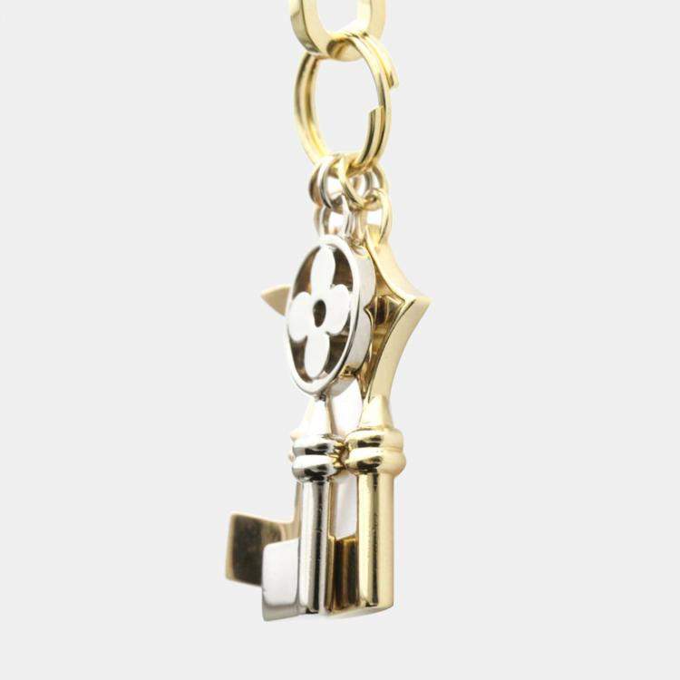 Pre Owned Louis Vuitton Multi-Color Gold Idylle Blossom Keys Pendant Necklace