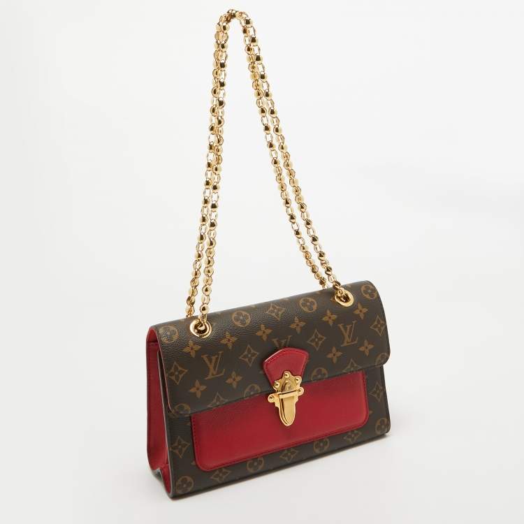 Pre Owned Louis Vuitton Cerise Monogram Canvas Victoire Bag
