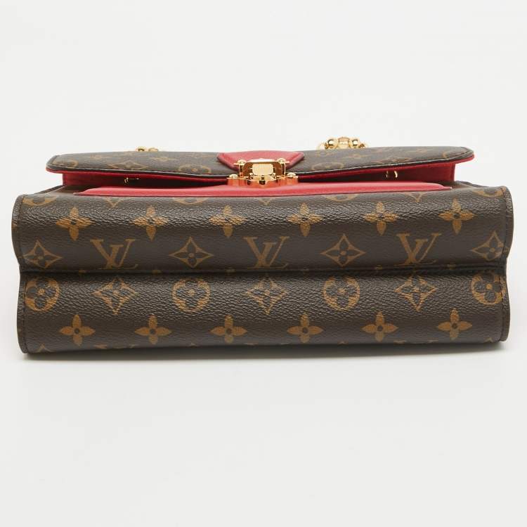 Pre Owned Louis Vuitton Cerise Monogram Canvas Victoire Bag