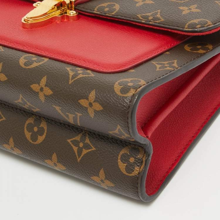 Pre Owned Louis Vuitton Cerise Monogram Canvas Victoire Bag