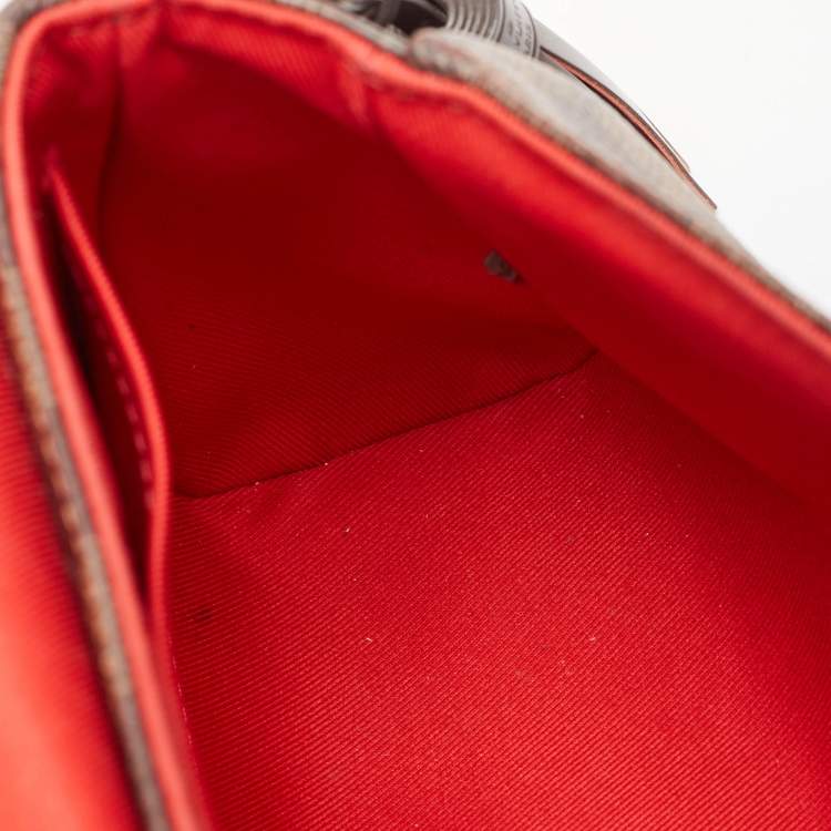 Pre Owned Louis Vuitton Damier Ebene Canvas Croisette Bag